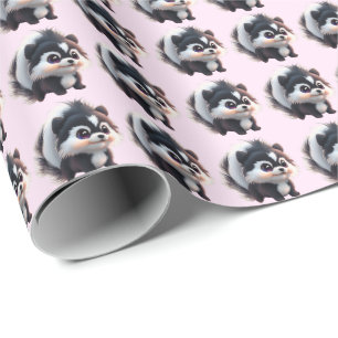 Süße Stinktier-Waldtiere Wald Freunde Geschenkpapier