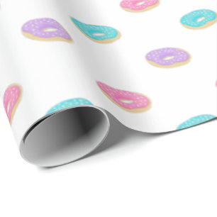 Süße Streusel-Donuts-Muster-Verpackung Geschenkpapier
