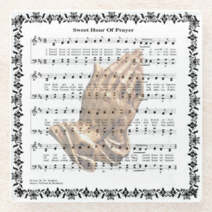 SÜSSE STUNDE VON PRAYER* GLASUNTERSETZER