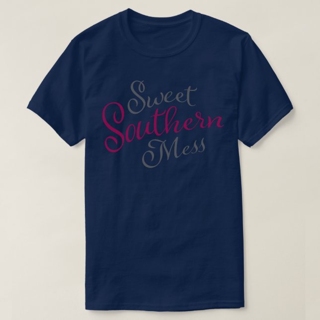Süße Süd-Schlamassel T-Shirt (Design vorne)