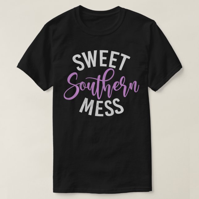 Süße südliche Schlamassel T-Shirt (Design vorne)