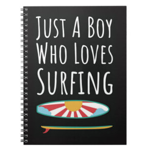 Süße Surfgaben für Babyboys Surferkinder Notizblock