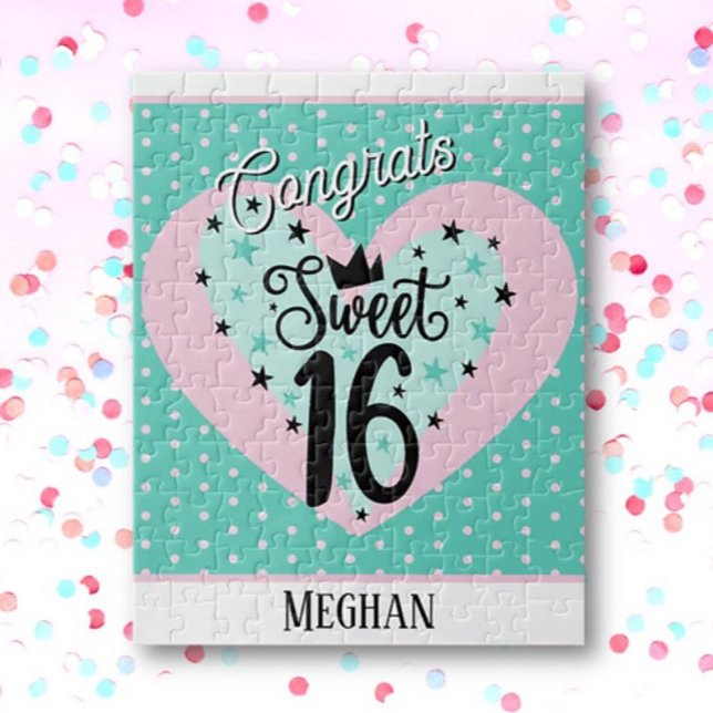 Süße Sweet 16 Geburtstagsfeier  Puzzle (Von Creator hochgeladen)