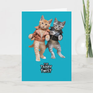 Süße Tabby Twist Karte