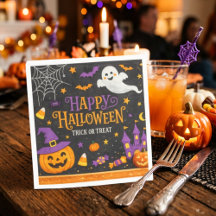 Süße Tafel-Halloween-Kinderparty-Servietten