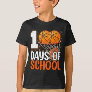 Süße Tage 100 Schule 100. Schultag Basketball T-Shirt