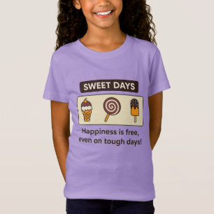 Süße Tage – Eiscreme & Candy Kinder T-Shirt Design