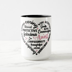 Süße Tante Herz Tasse