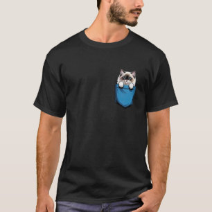 Süße Taschen-Ragdoll-Katzenliebhaberin Katzenmutte T-Shirt
