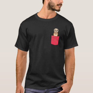 Süße Taschenmeerkatze Zoo Tier Afrika Safari Meer T-Shirt