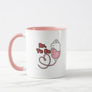 Süße Tasse für den zukünftigen Arzt mit zweifarbig