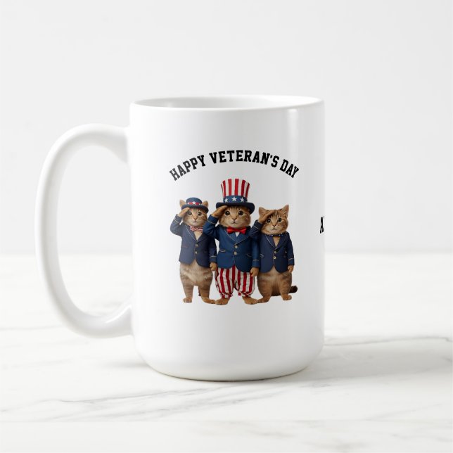 Süße Tasse zum Veteranentag (Links)