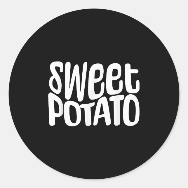 Süße Tato und irgendwie unhöfliche Tato, Thanksgiv Runder Aufkleber (Vorderseite)