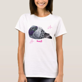 Süße Tauben-Loaf-Bluse T-Shirt