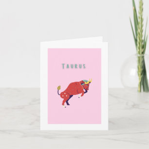 Süße Taurus, Sternzeichen, Sternzeichen Karte