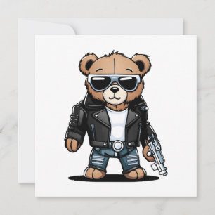 Süße Teddy Memes Einladung