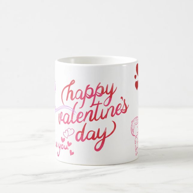 Süße Teddy-Valentins-Tasse Kaffeetasse (Mittel)