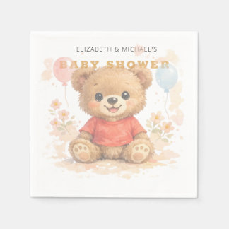 Süße Teddybär-Baby-Party-Papier-Servietten Serviette