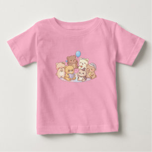 Süße Teddybär-Freunde Kinder T-Shirt