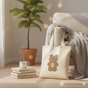 Süße Teddybär-Gummi-Minimalist-Tasche Tragetasche