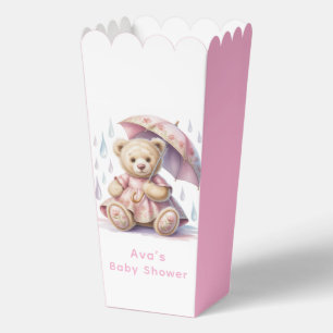 Süße Teddybär-Mädchen-Baby-Party Geschenkschachtel