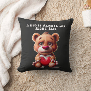 Süße Teddybärumarmung Kissen