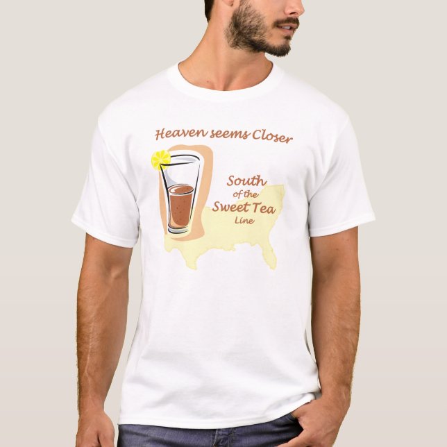 Süße Tee-Linie T - Shirt (Vorderseite)