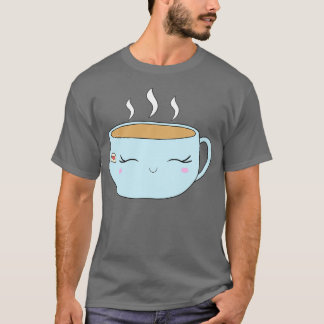 Süße Teetasse Blau T-Shirt