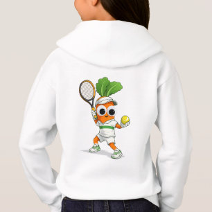 Süße Tennis-Karotte – Lustiges Sportgemüse Hoodie