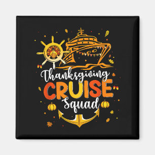 Süße Thanksgiving-Kreuzfahrt-Gruppe passende Famil Magnet