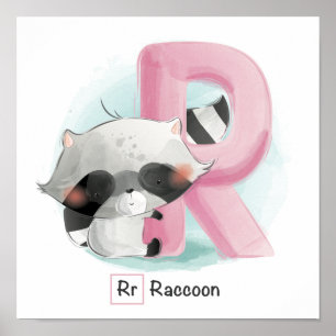 Süße Tier Alphabet Poster