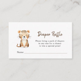 Süße Tier Baby Boy Dusche Windelwanne Begleitkarte