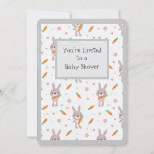 Süße Tier Bunny Adorable Generic Baby Dusche Einladung