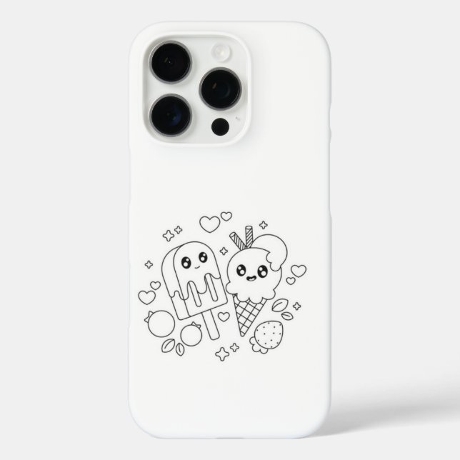 Süße Tier Cartoon iPhone 16 Fall Case-Mate iPhone Hülle (Rückseite)