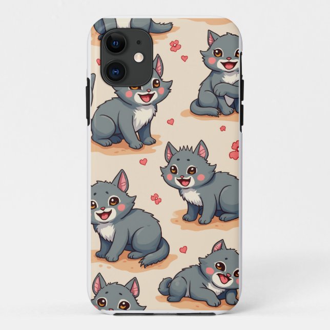 süße Tier Case-Mate iPhone Hülle (Rückseite)