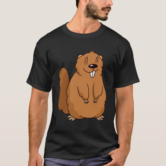 Süße Tier-Design mit Illustration eines T-Shirt (Vorderseite)