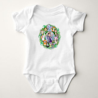 Süße Tier-Foto Baby Strampler