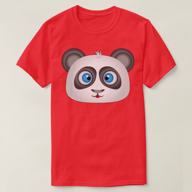 Süße Tier Friendly Panda 5 T-Shirt (Design vorne)
