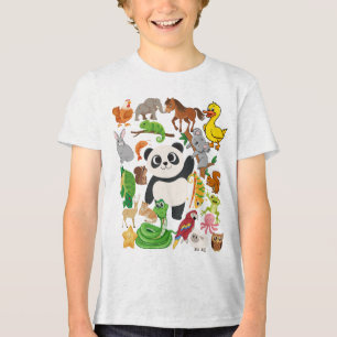 Süße Tier Friends - Kinder Spaß T - Shirt