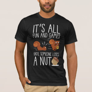 Süße Tier Funny Rodent Nut Lover Squirrel T-Shirt