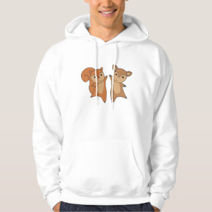 Süße Tier für Hirschhörnchenwaldtiere Hoodie