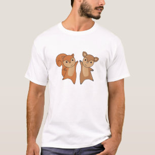 Süße Tier für Hirschhörnchenwaldtiere T-Shirt