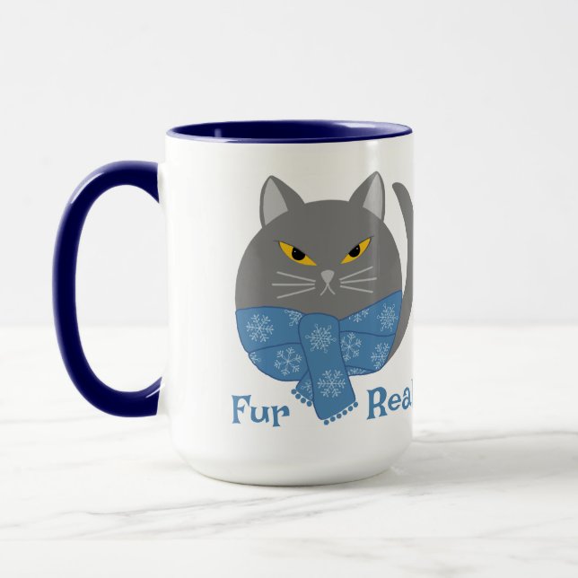 Süße Tier "Fur Real" Cat Tasse (Links)