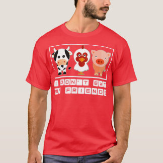 Süße Tier Geschenk vegetarische Vegan T-Shirt