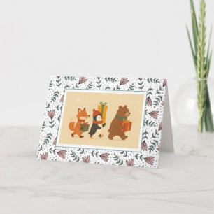 Süße Tier Gift Friends Geburtstag Karte