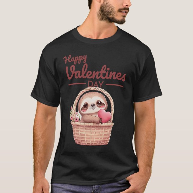 Süße Tier Heart Panda Happy Valentine Day 13 T-Shirt (Vorderseite)