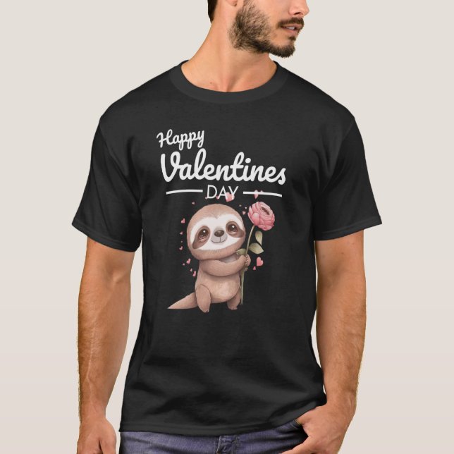 Süße Tier Heart Panda Happy Valentine Day 31 T-Shirt (Vorderseite)