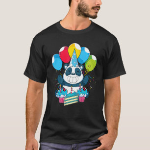 Süße Tier Kindergeburtstag Party Panda Bear Panda T-Shirt