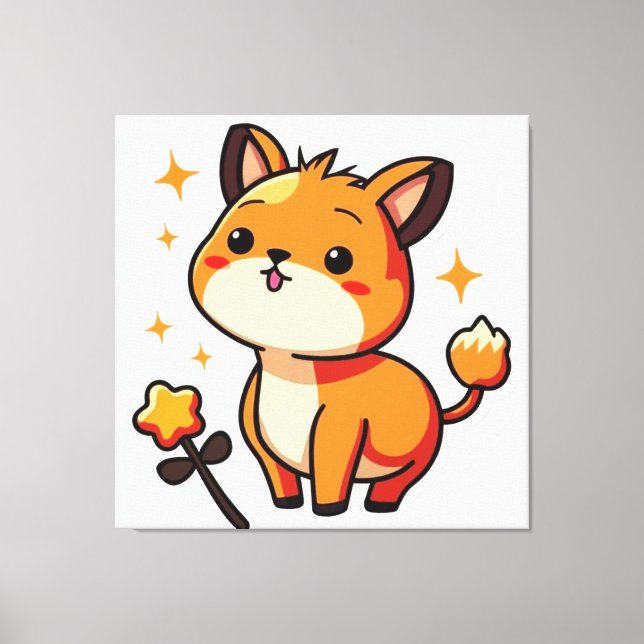 Süße Tier Leinwanddruck (Vorderseite)