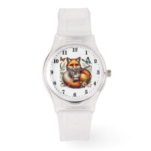 Süße Tier liebt Fuchs Armbanduhr